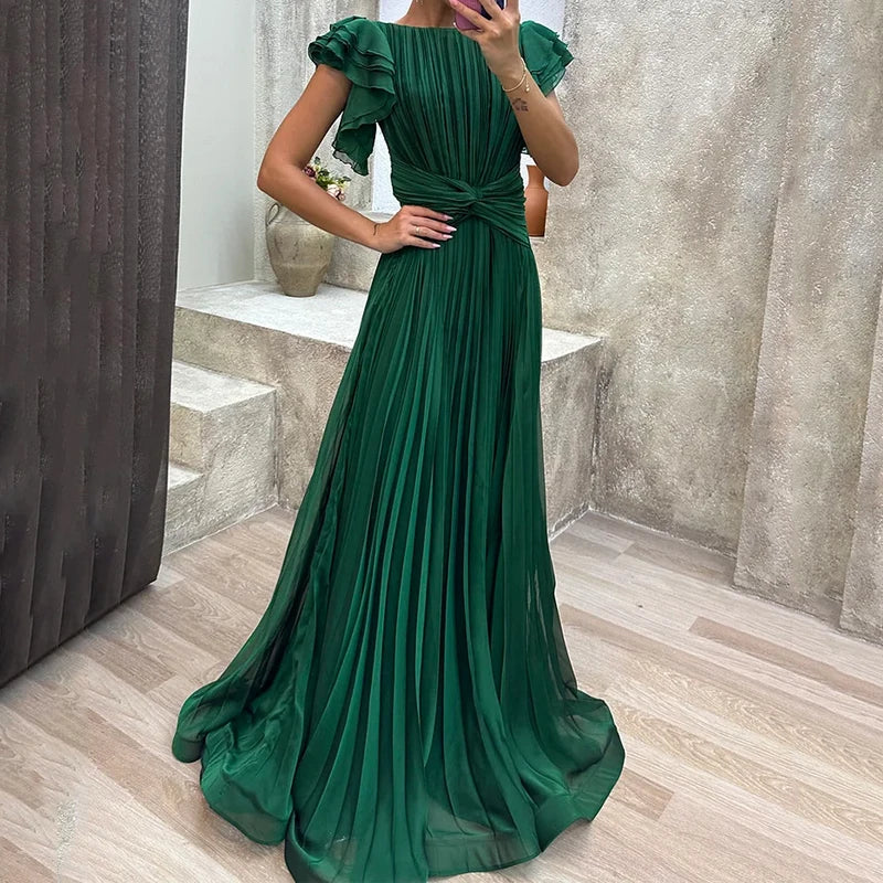 Abigail™ | Plissé Evening Gown