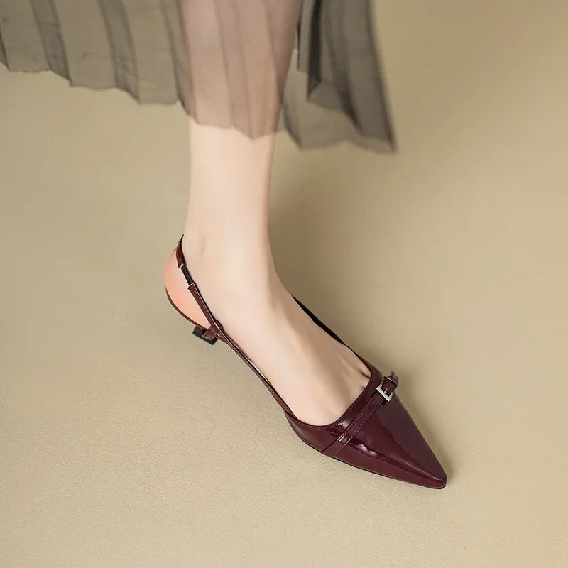 MIRELLA™ – Classiques Sandales à Talon Moyen