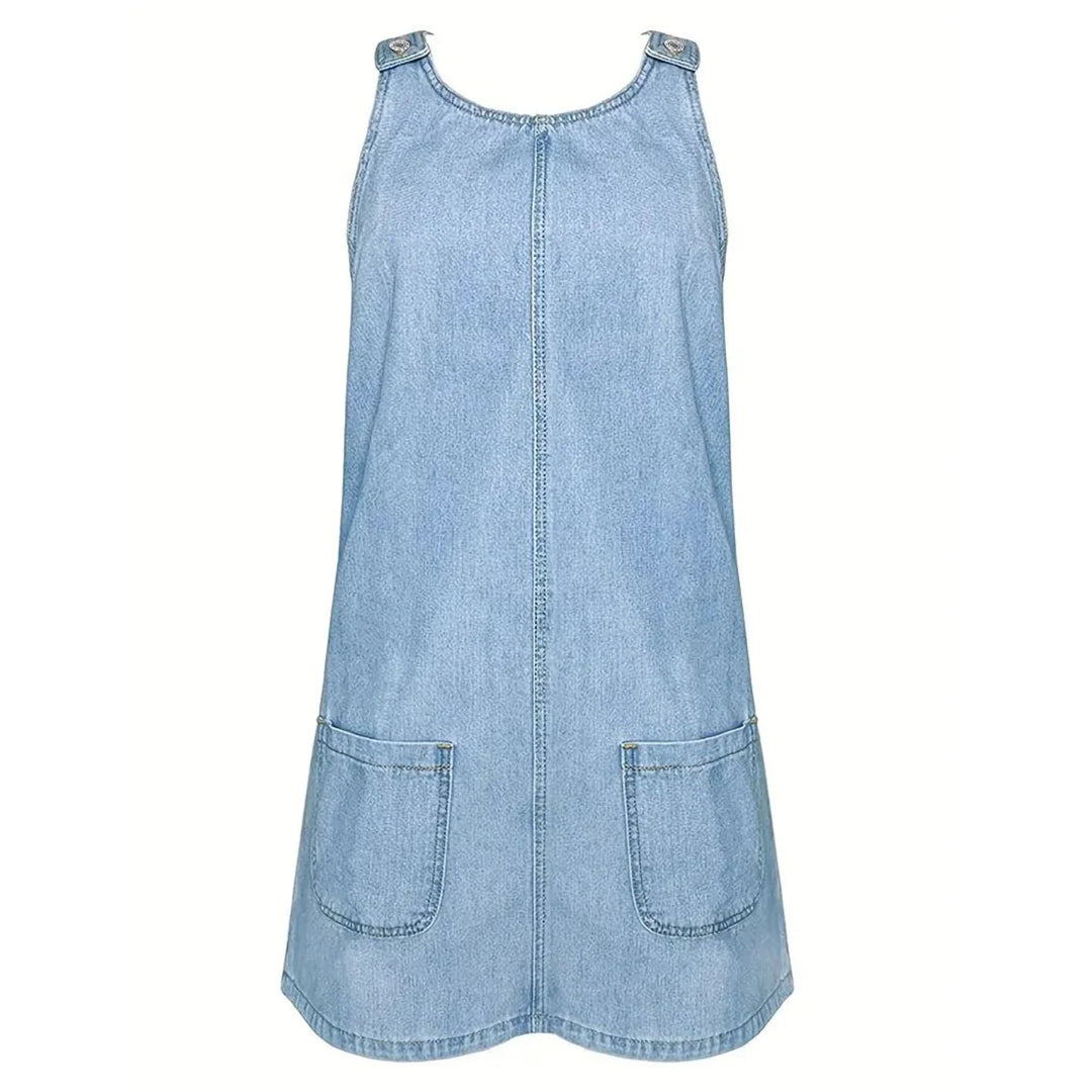 Robe Saylor™ Style Denim Décontracté