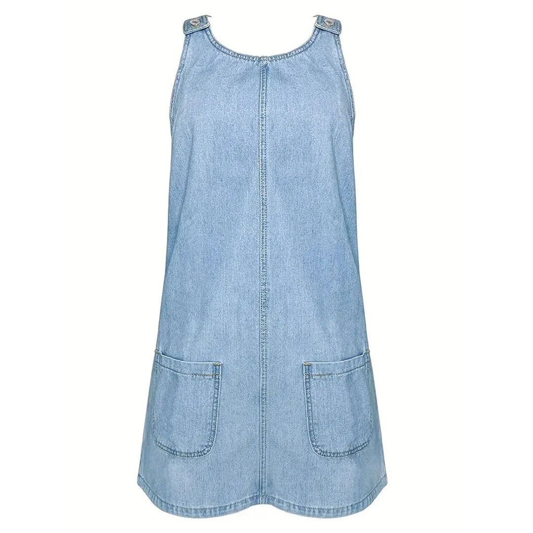 Robe Saylorr™ Style Denim Décontracté