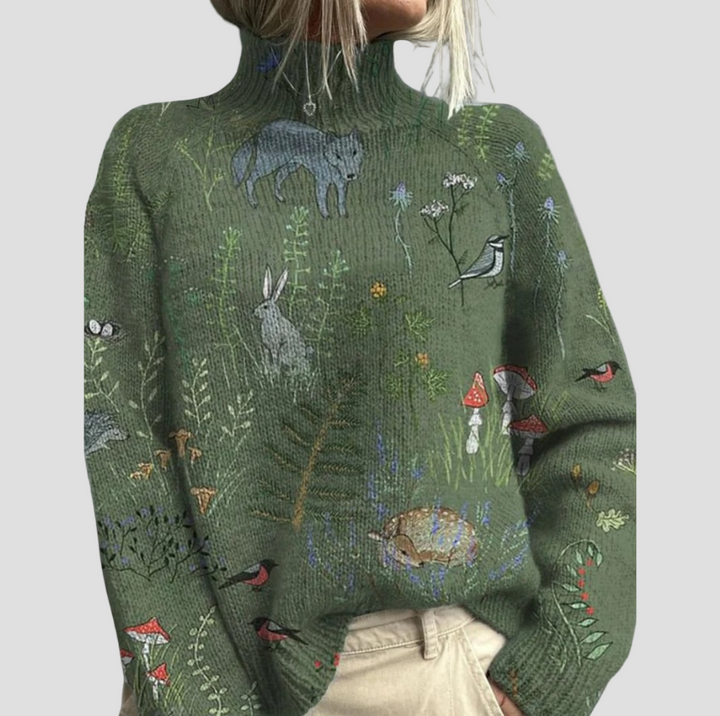 Irene | Pull Chaleureux à Col Roulé