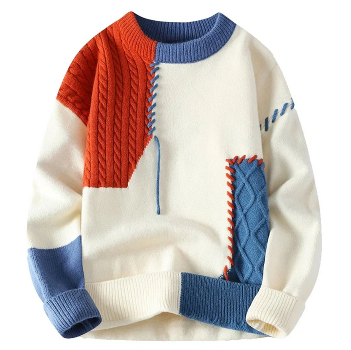 Elowen | Pull en Patchwork Douillet Doux