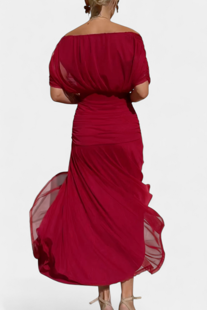 ABIGAIL | ROBE LONGUE À COL EN V FLORAL