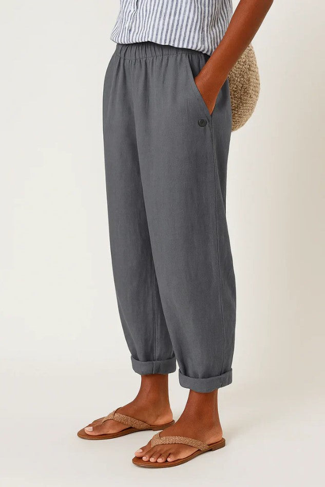 Pantalon Ariane™ en lin-coton, style intemporel