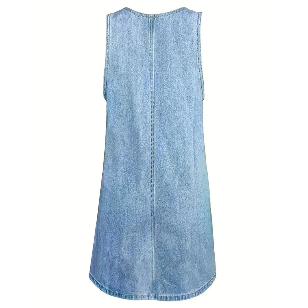 Robe Saylorr™ Style Denim Décontracté