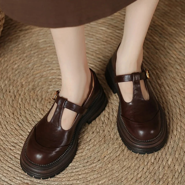 Farisse T-Bar Mary Jane Shoes