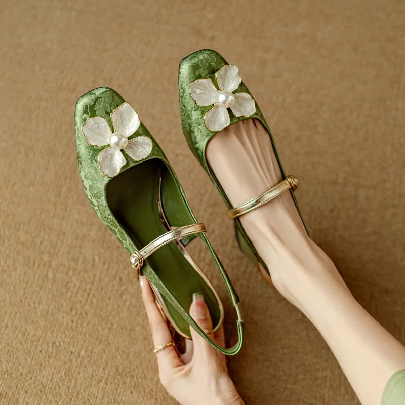 Slingback Pumps by Genine