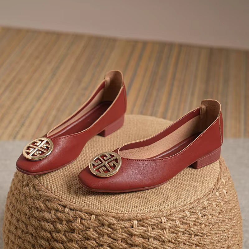 Ballerines en Cuir Orchard