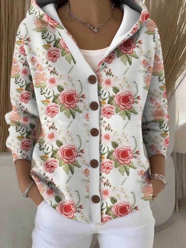 Cassidy | Cardigan Long Artistique et Confortable