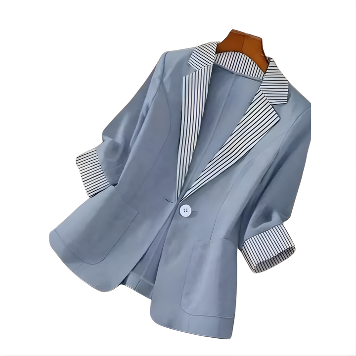 CECILIA™ – Blazer Ajusté Classique à Un Bouton