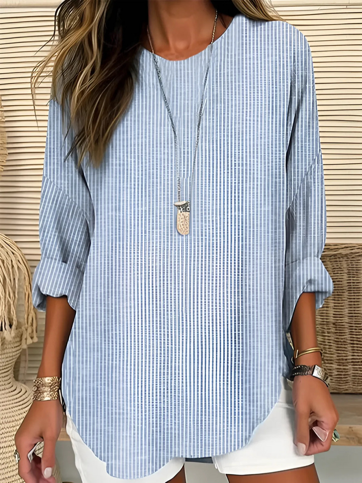 Rhea | Tendance Rayée Blousee