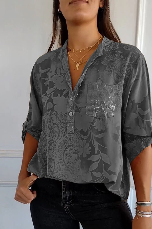 Pauline | Élégant Haut en Sequinss