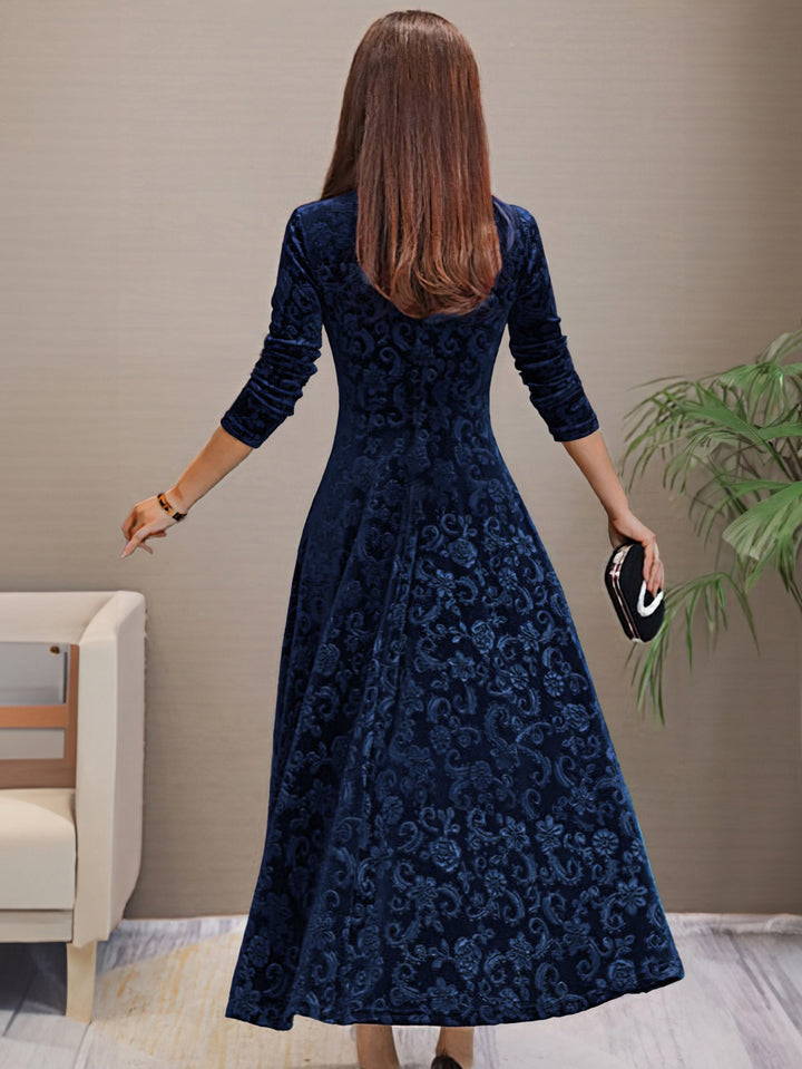 Nancy | Robe Élégance Velours des Fêtes