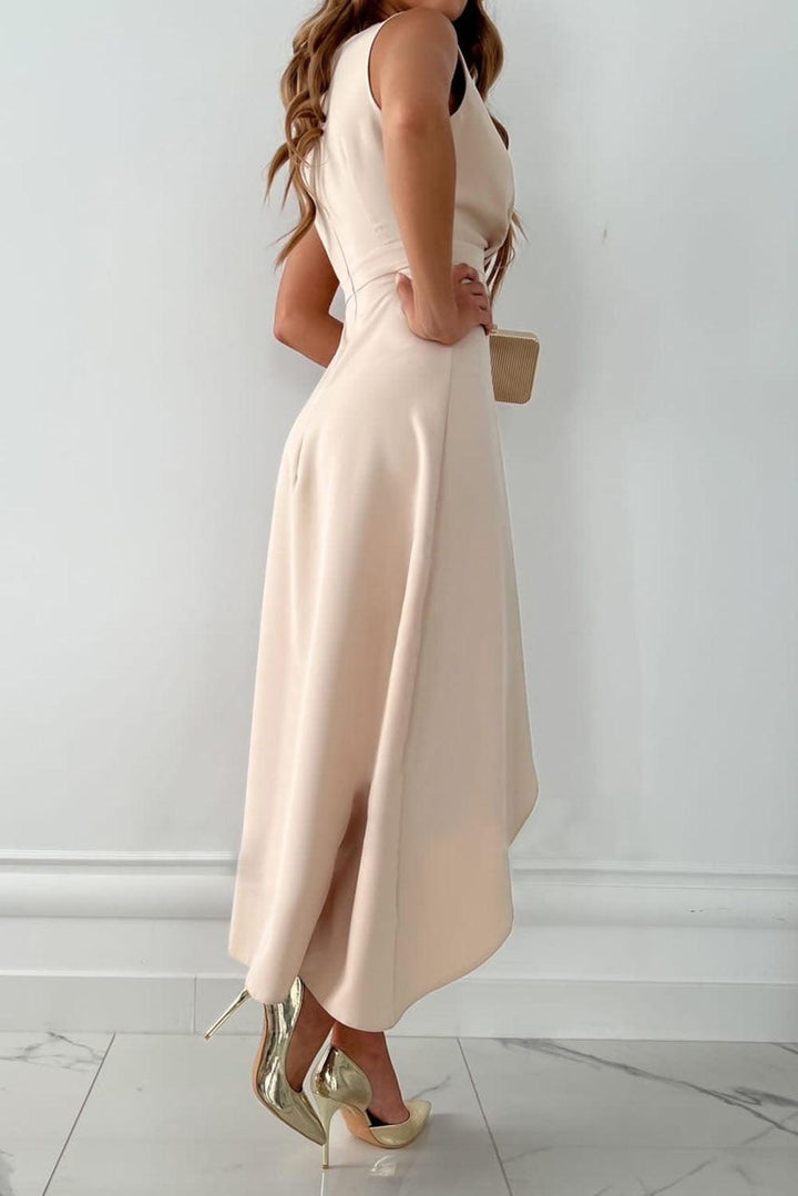 Charlotte™ | Robe Midi Croisée à Décolleté en V