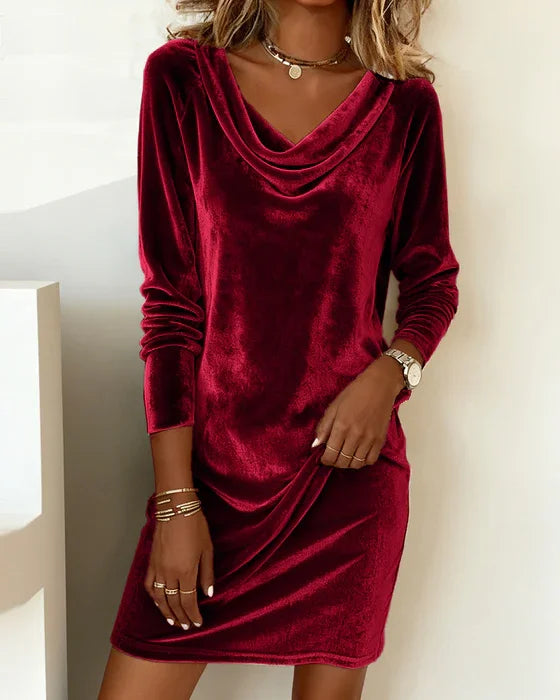 Frosina - Ample Velours Robe