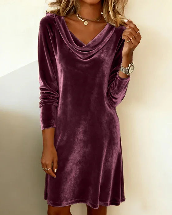 Frosina - Ample Velours Robe