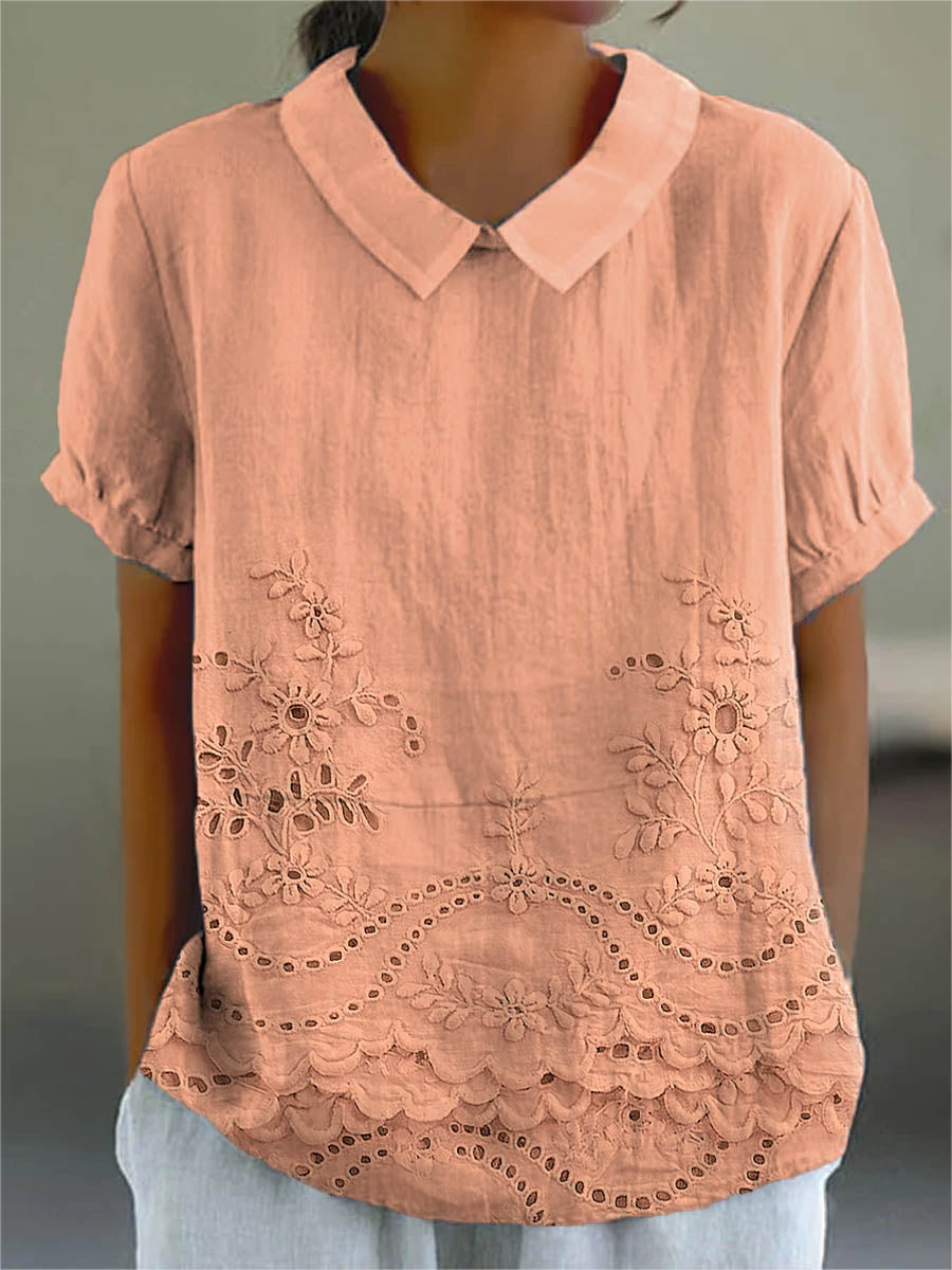 Esly | Floral Embroidered Chemise