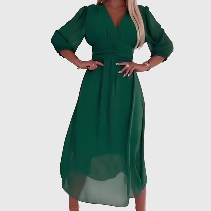 Chloe™ | Légère Robe en Chiffon de Soie
