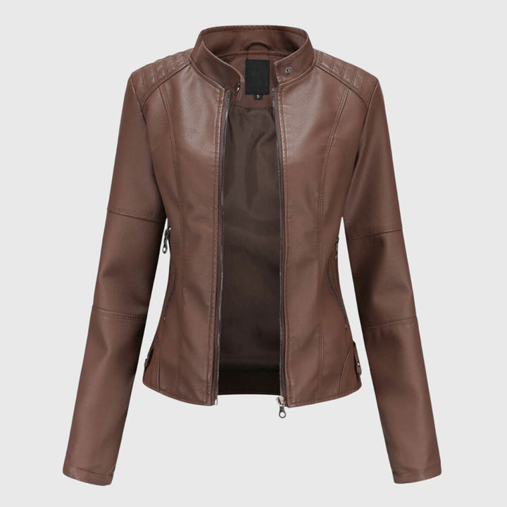 Giorgina™ - Élégante Veste en Cuir pour Femmes