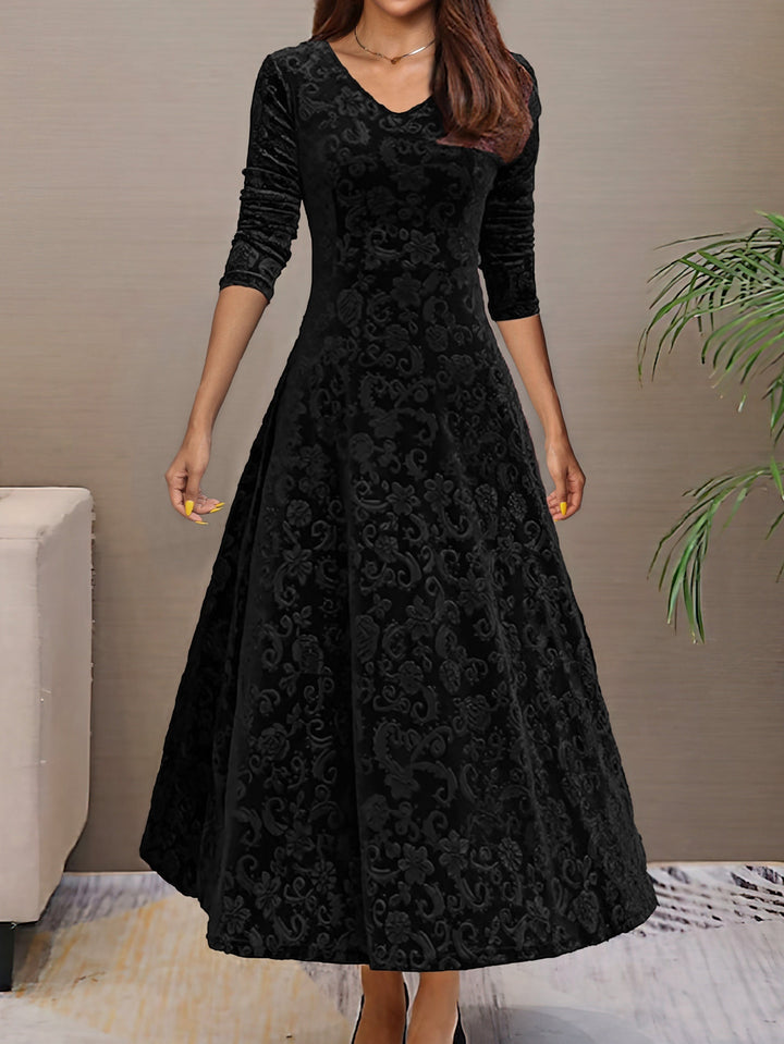 Nancy | Robe Élégance Velours des Fêtes