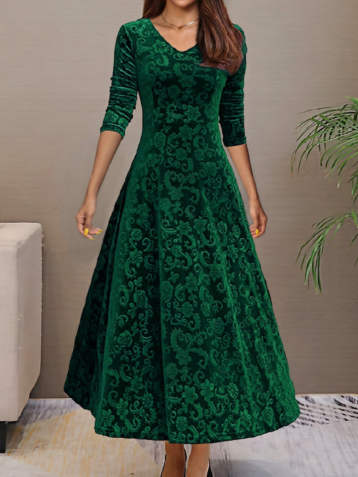 Nancy | Robe Élégance Velours des Fêtes