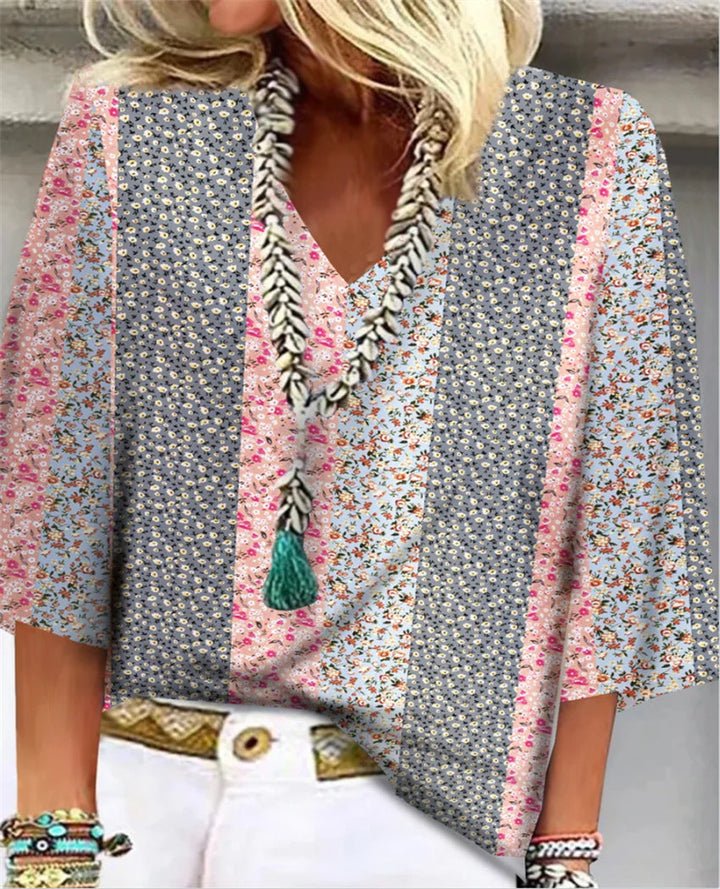 Anika | Floral Breeze Blousee