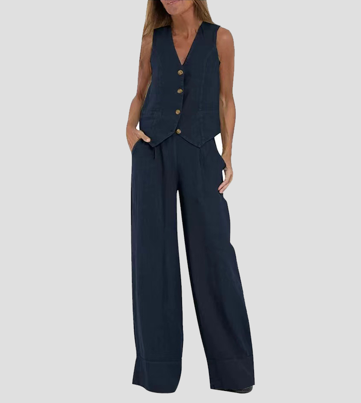 Adrienne™ | Ensemble Veste Ajustée à Deux Pièces