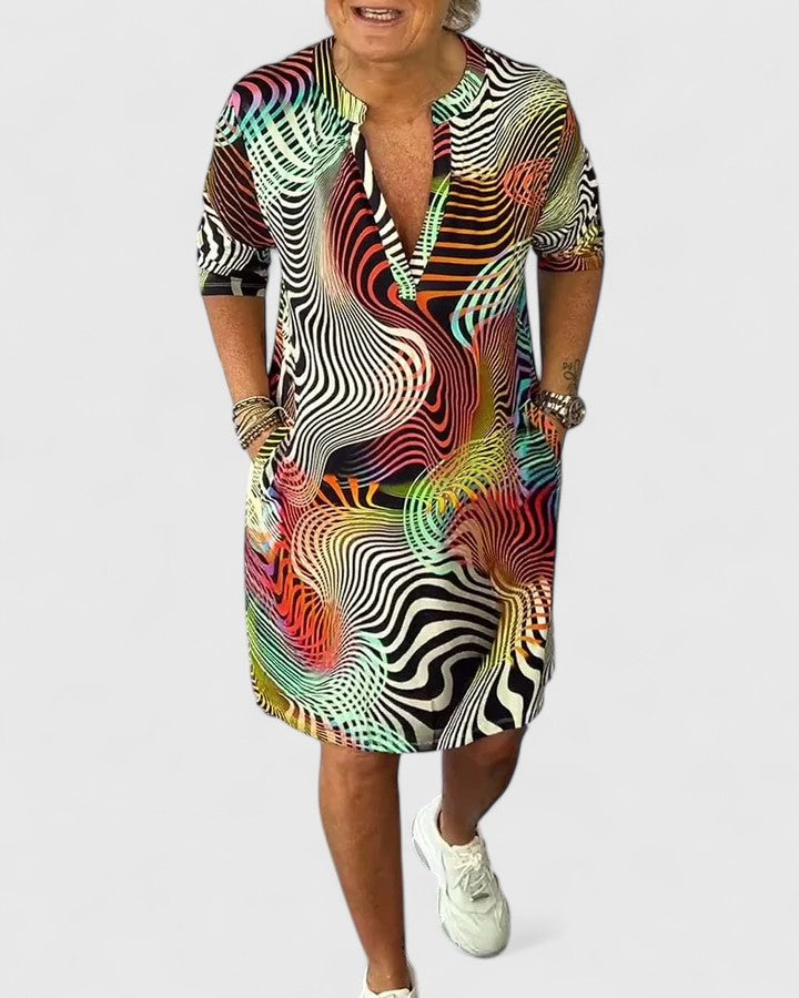 Helinae™ | Sophisticated V-Neck Robe