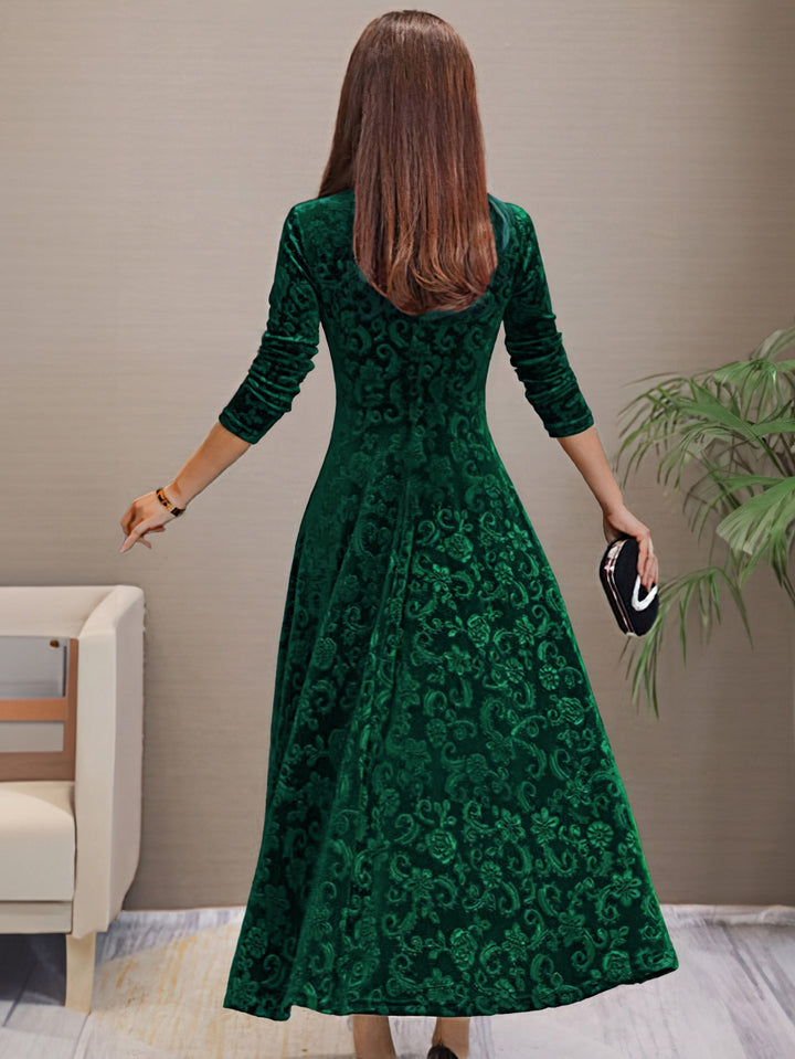 Nancy | Robe Élégance Velours des Fêtes
