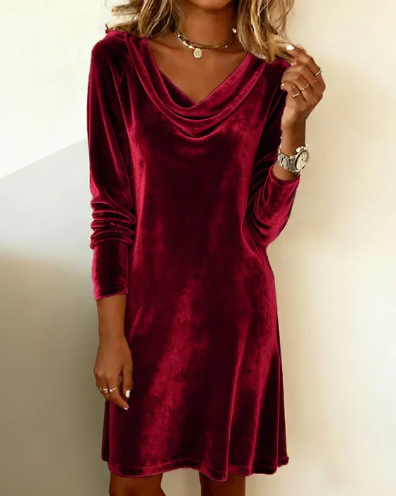 Frosina - Ample Velours Robe