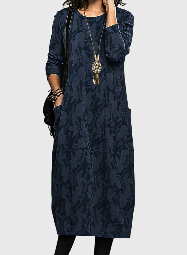 Victoria | Robe Casual à Col Rond