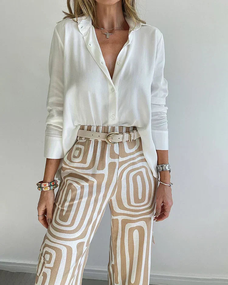 Brynn™ | Ensemble Chemise et Pantalon Pratique