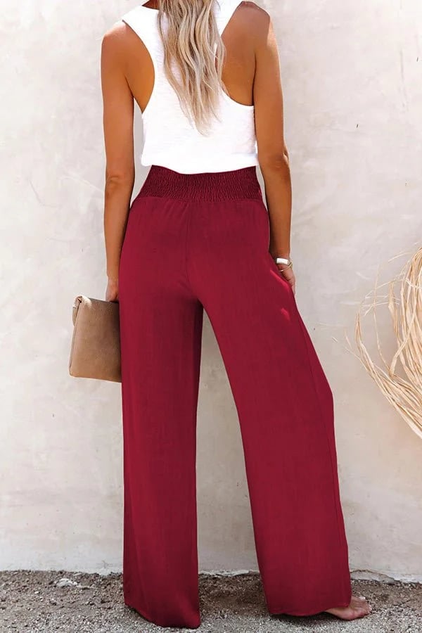 Briar – Pantalon Taille Haute Coupe Décontractée