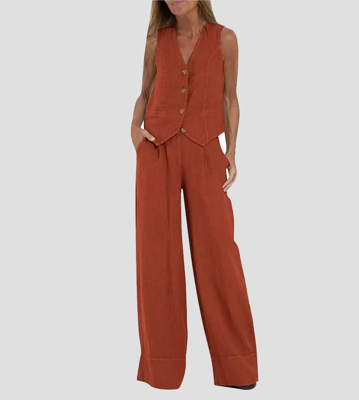 Adrienne™ | Ensemble Veste Ajustée à Deux Pièces