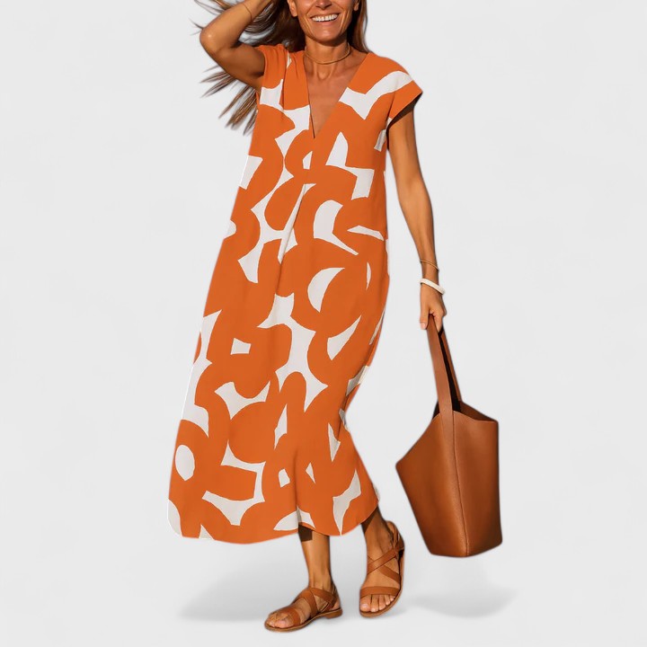 Valery™ | Fluid V-Neck Robe