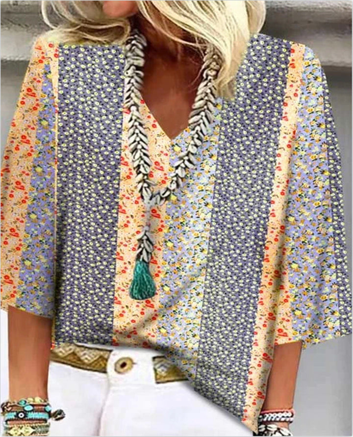 Anika | Floral Breeze Blousee