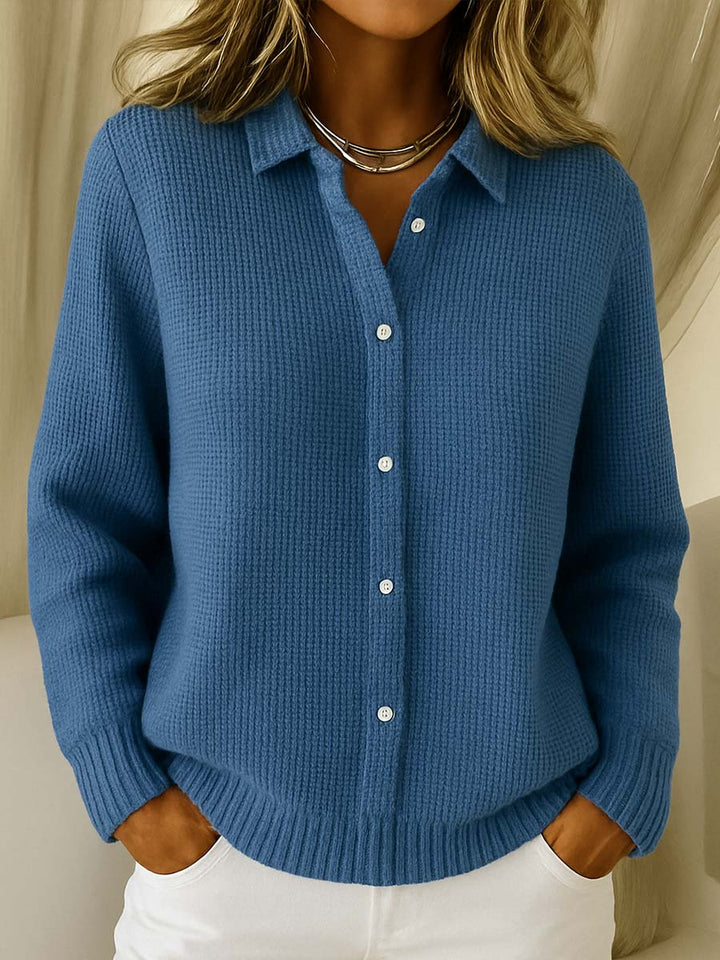 Elaine | Classic Button-Up Knit Cardigan