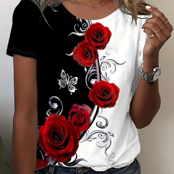 Sela | T-shirt Fleurs Confortable