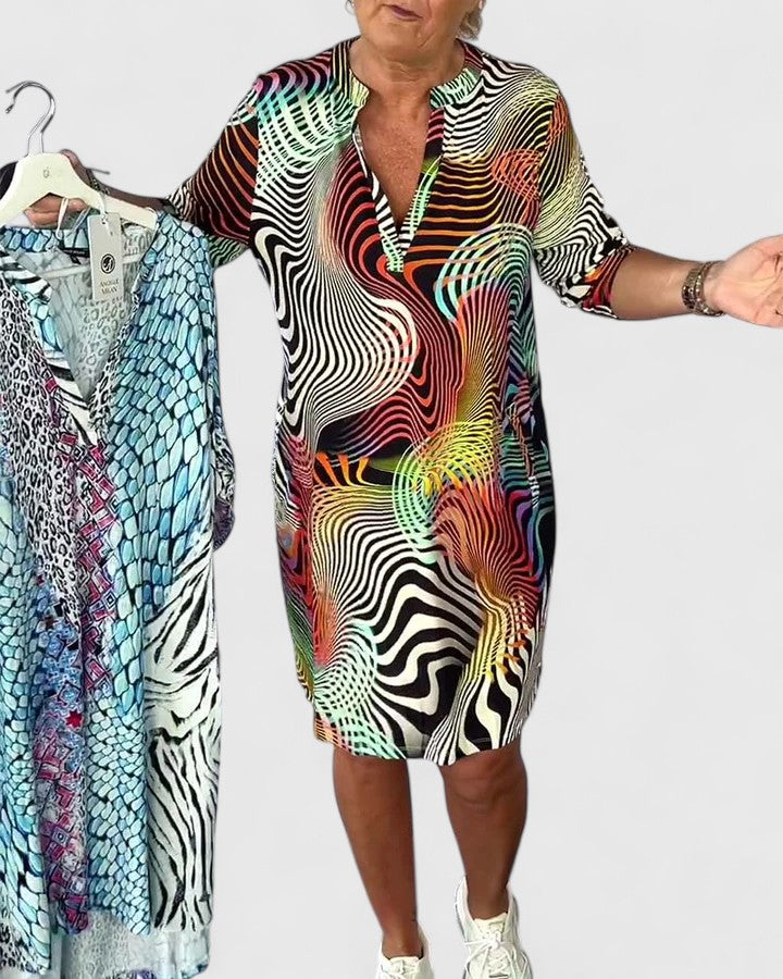 Helinae™ | Sophisticated V-Neck Robe