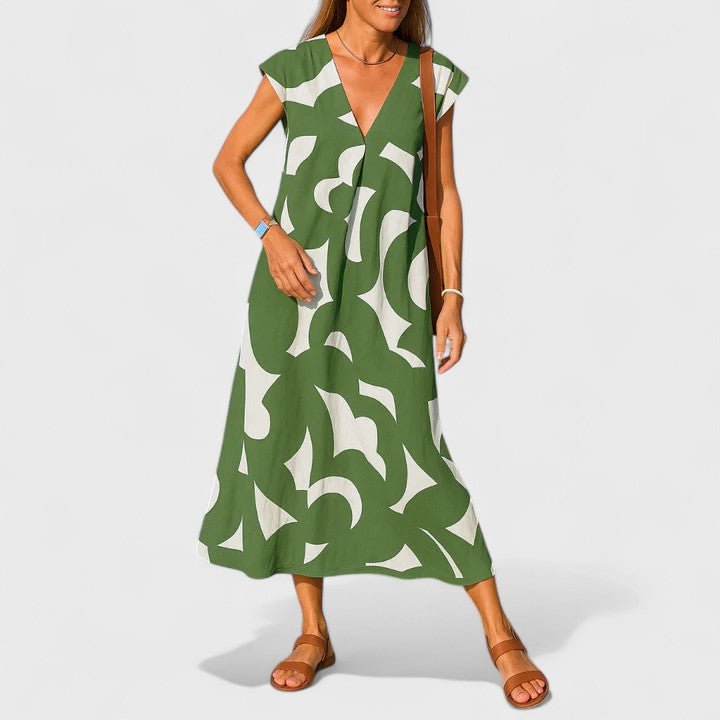 Valery™ | Fluid V-Neck Robe
