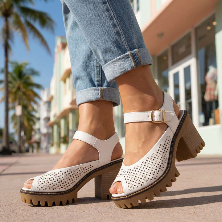 Sandales à Talons Chunky Larissa