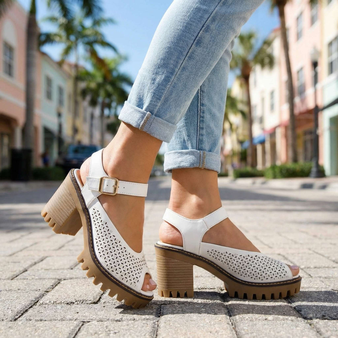 Sandales à Talons Chunky Larissa