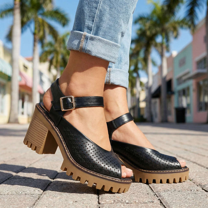Sandales à Talons Chunky Larissa