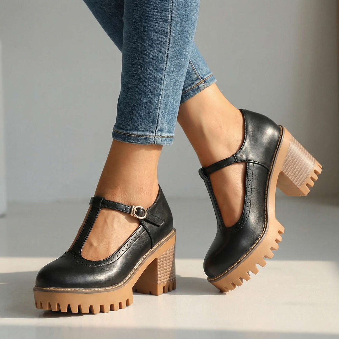 Talons Mary Jane T-Strap Chunky Jasmine