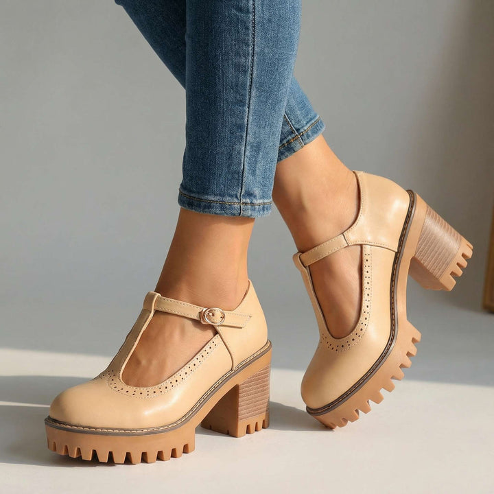 Talons Mary Jane T-Strap Chunky Jasmine