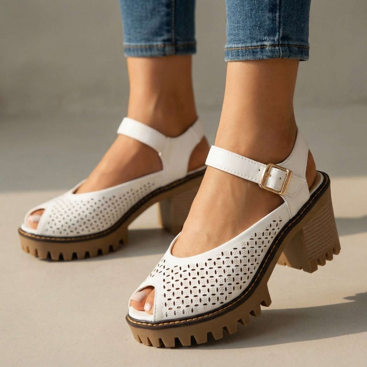 Sandales à Talons Chunky Larissa