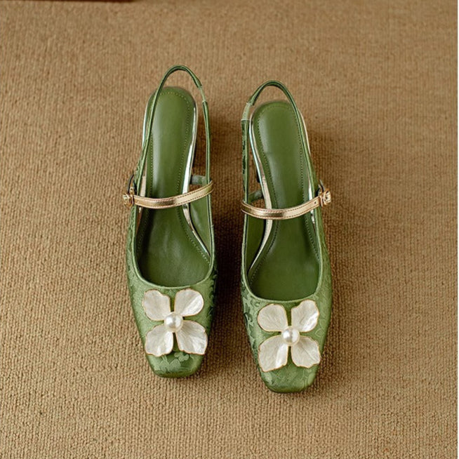Slingback Pumps by Genine