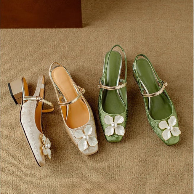 Slingback Pumps by Genine
