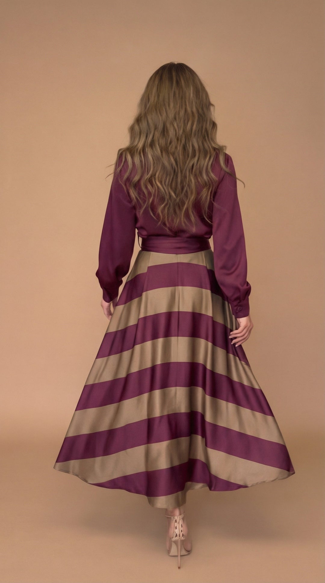 Mila™ | Rayé Maxi Robe