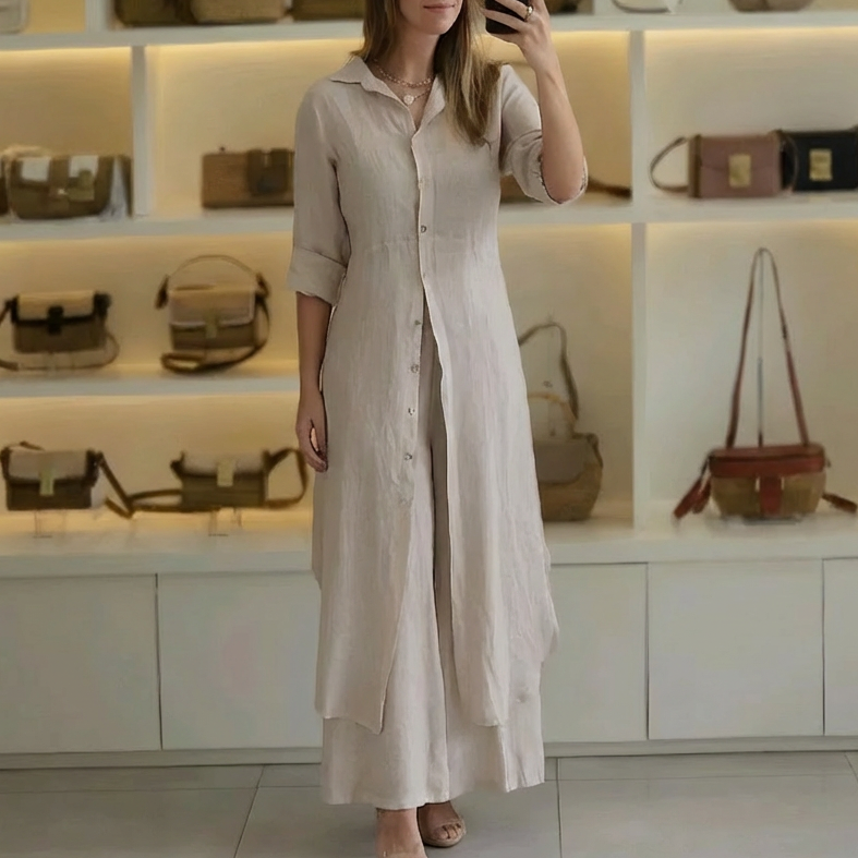 Noelle™ | Élégant Ensemble Deux Pièces